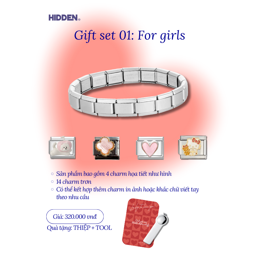 Bundle vòng tay gift set 01: For girls [Quà tặng cho nữ]