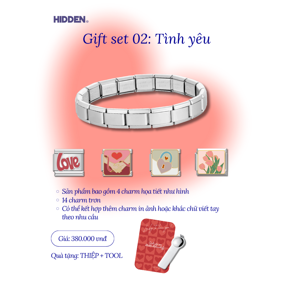 Bundle vòng tay gift set 02: Tình Yêu