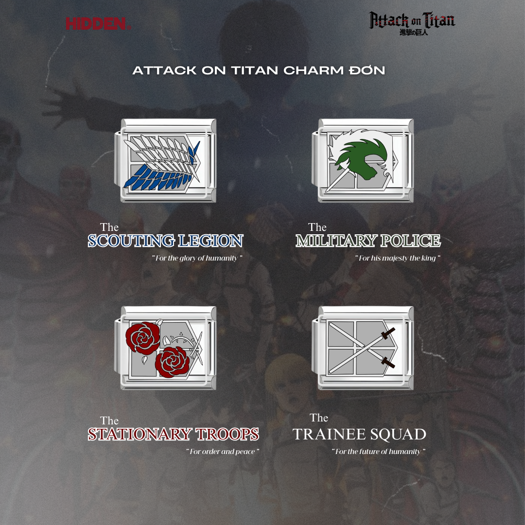 Pack attack on titan charm đơn [Hoạt hình]