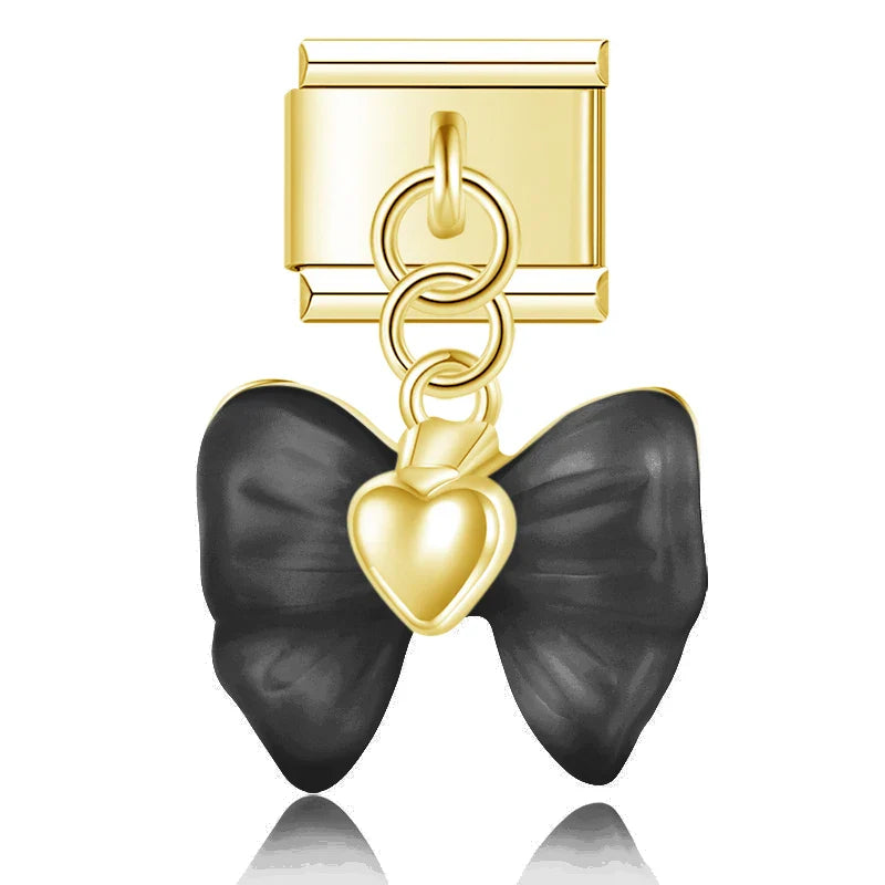 Order | Dangling Bow & Heart Charm