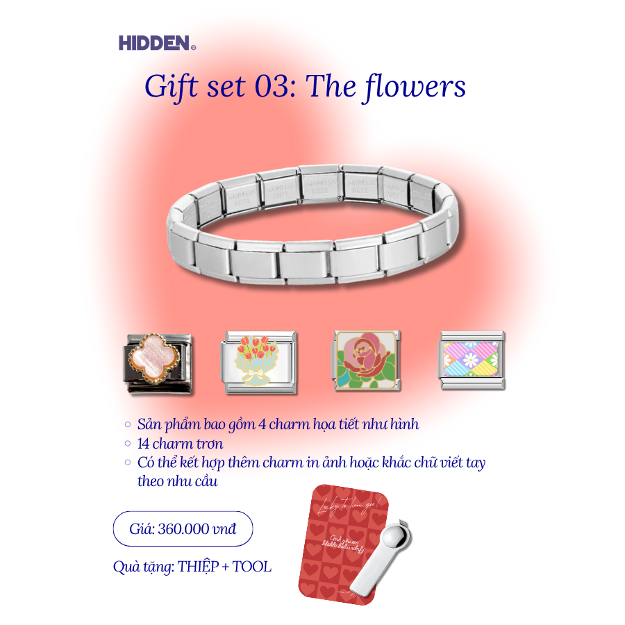 Bundle vòng tay gift set 03: The flowers