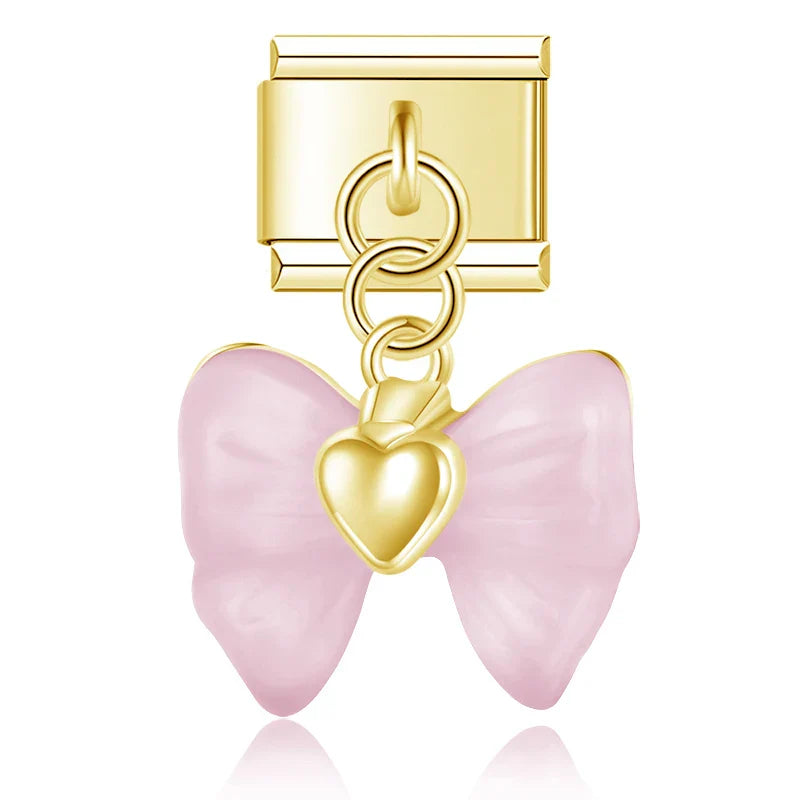 Order | Dangling Bow & Heart Charm