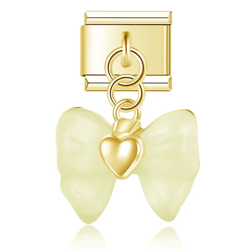 Order | Dangling Bow & Heart Charm