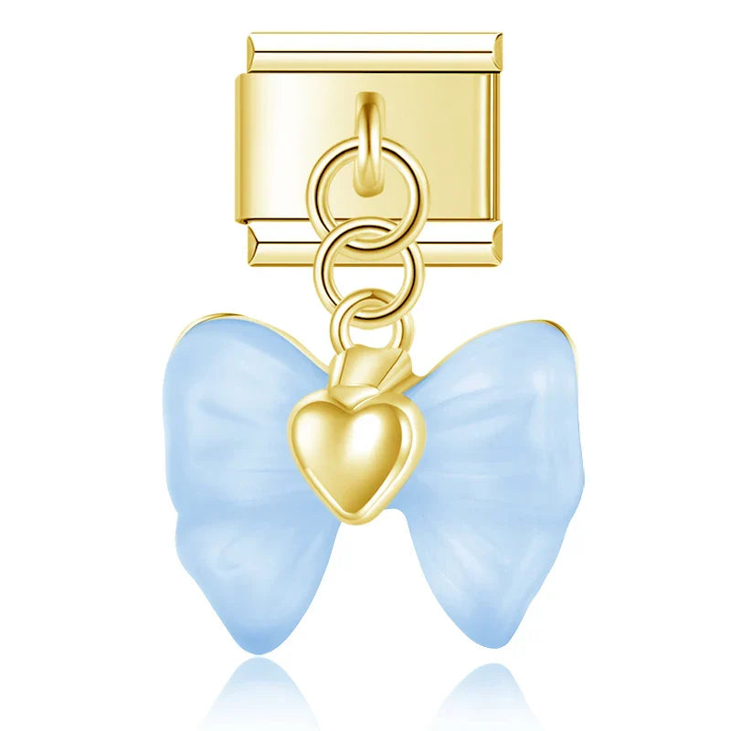 Order | Dangling Bow & Heart Charm