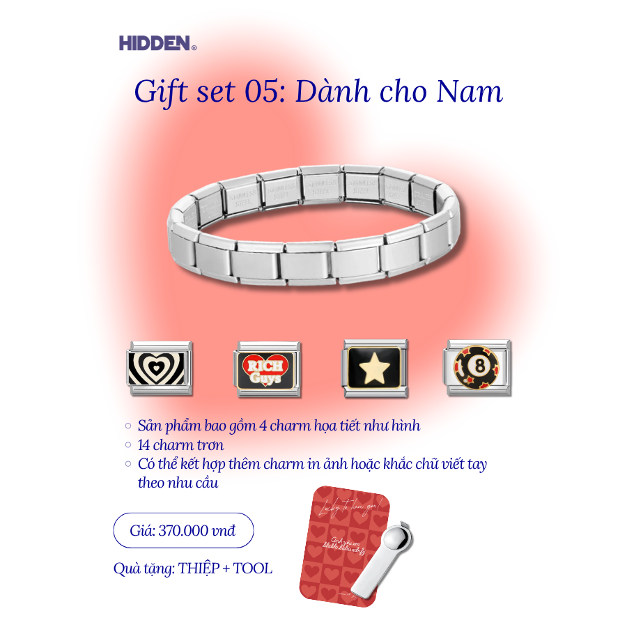 Bundle vòng tay gift set 05: Cho Nam