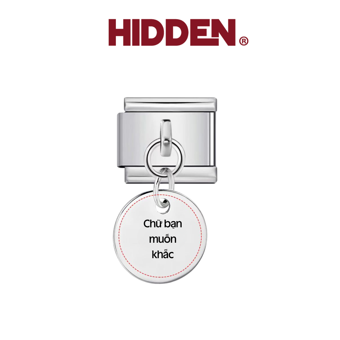 ORDER| Charm lủng lẳng khắc chữ [Custom]