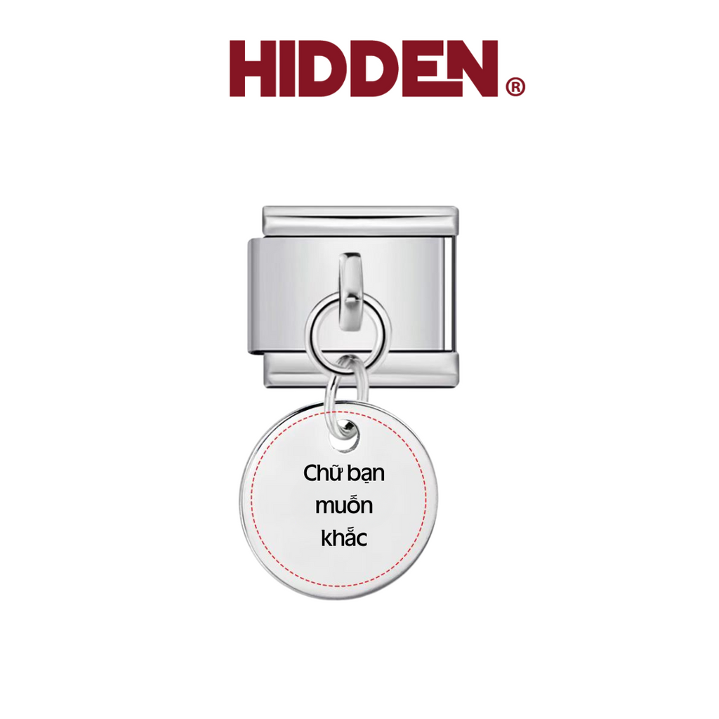 Charm Lủng Lẳng Khắc Chữ