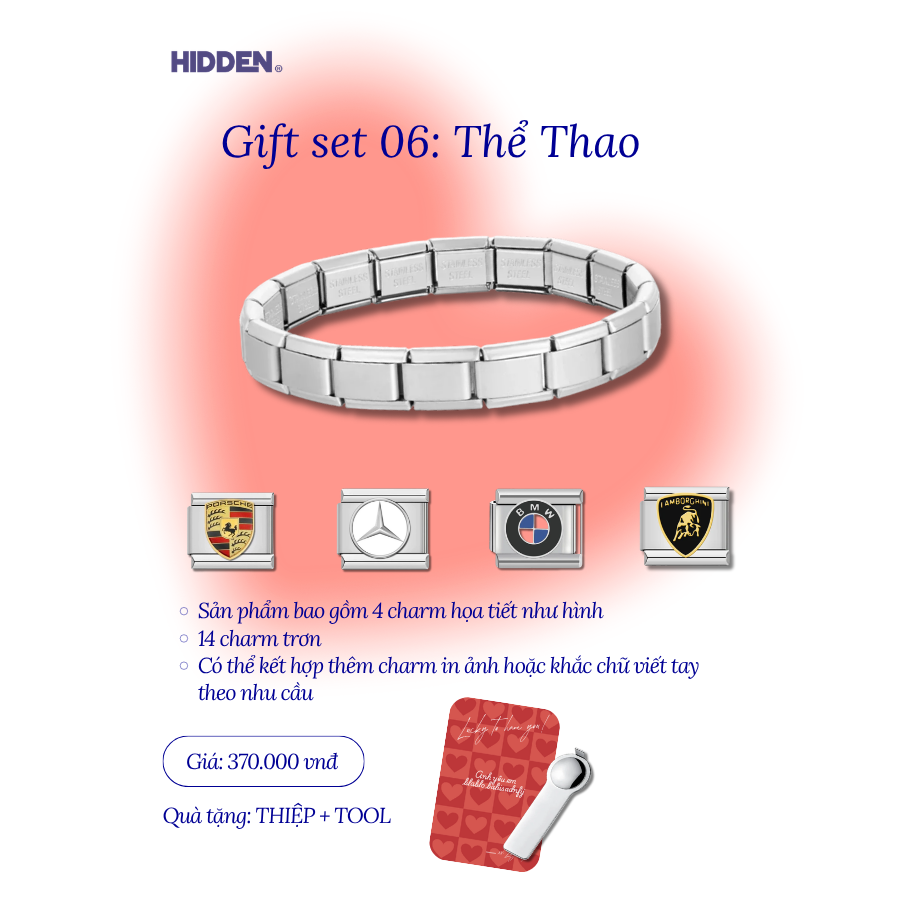 Bundle vòng tay gift set 06: Xe Đua