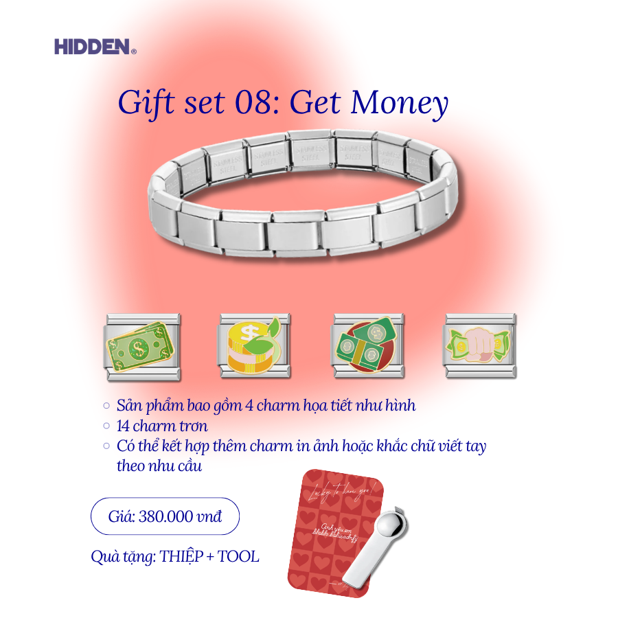 Bundle vòng tay gift set 08: Get Money