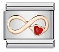 Charm họa tiết tình yêu đen