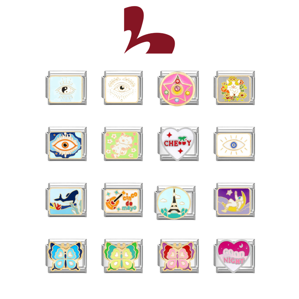 Charm Họa Tiết Pack 9