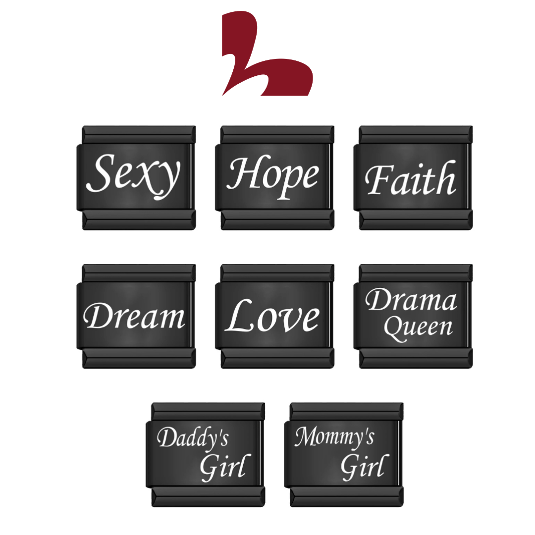 Charm Đen Pack 3