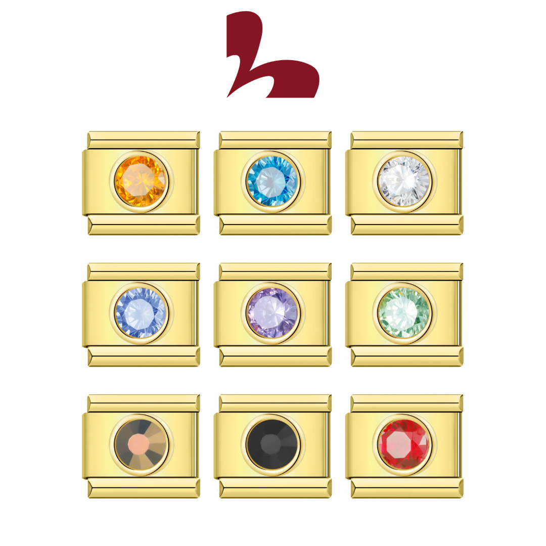 Charm Gems Vàng Pack 2