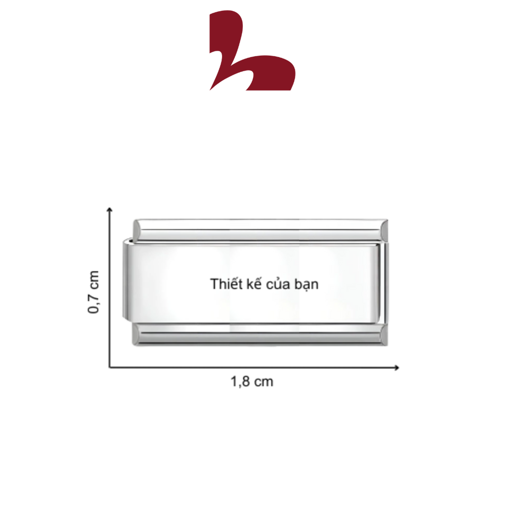 Charm in chữ/ Charm khắc tên