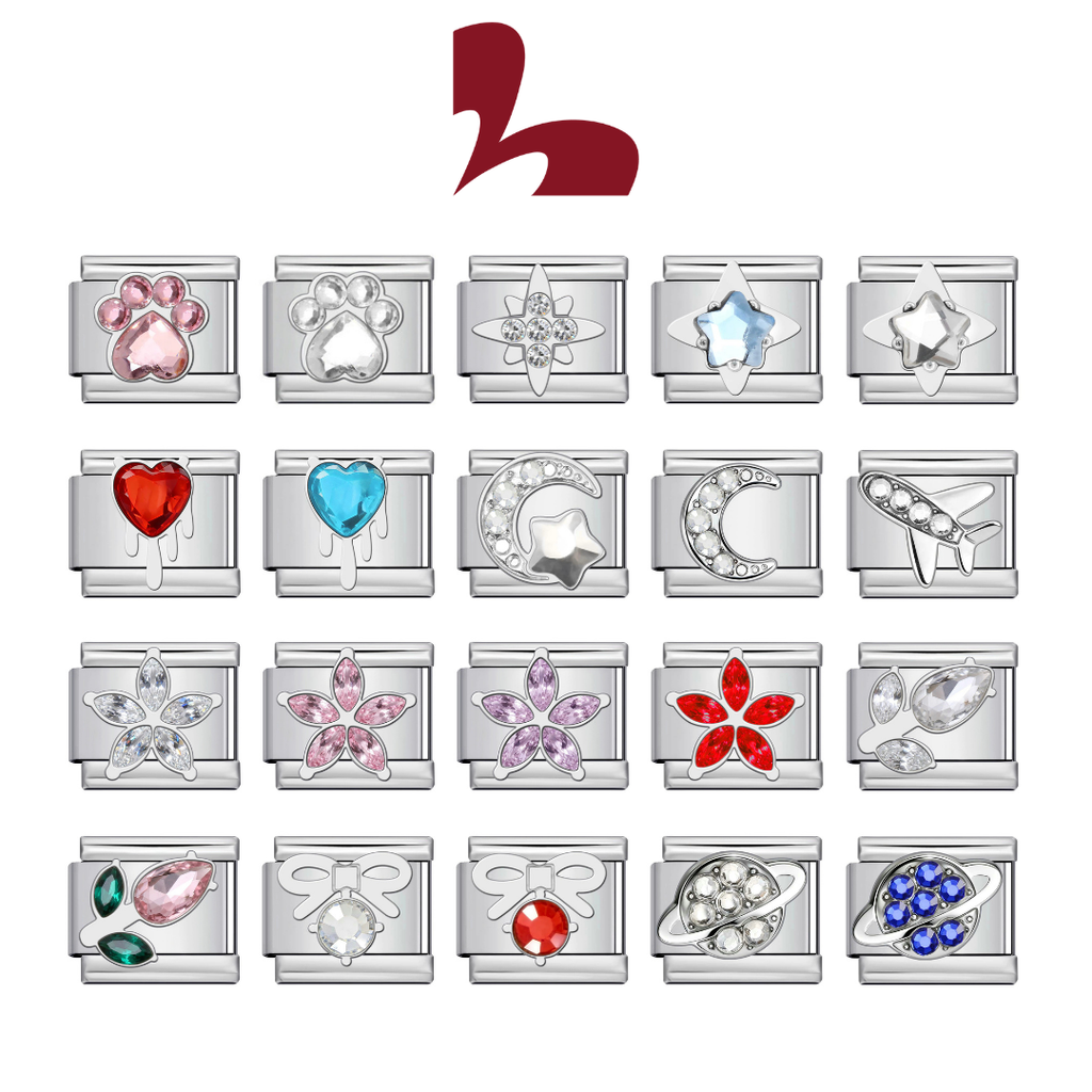 Pack Charm Gems 6