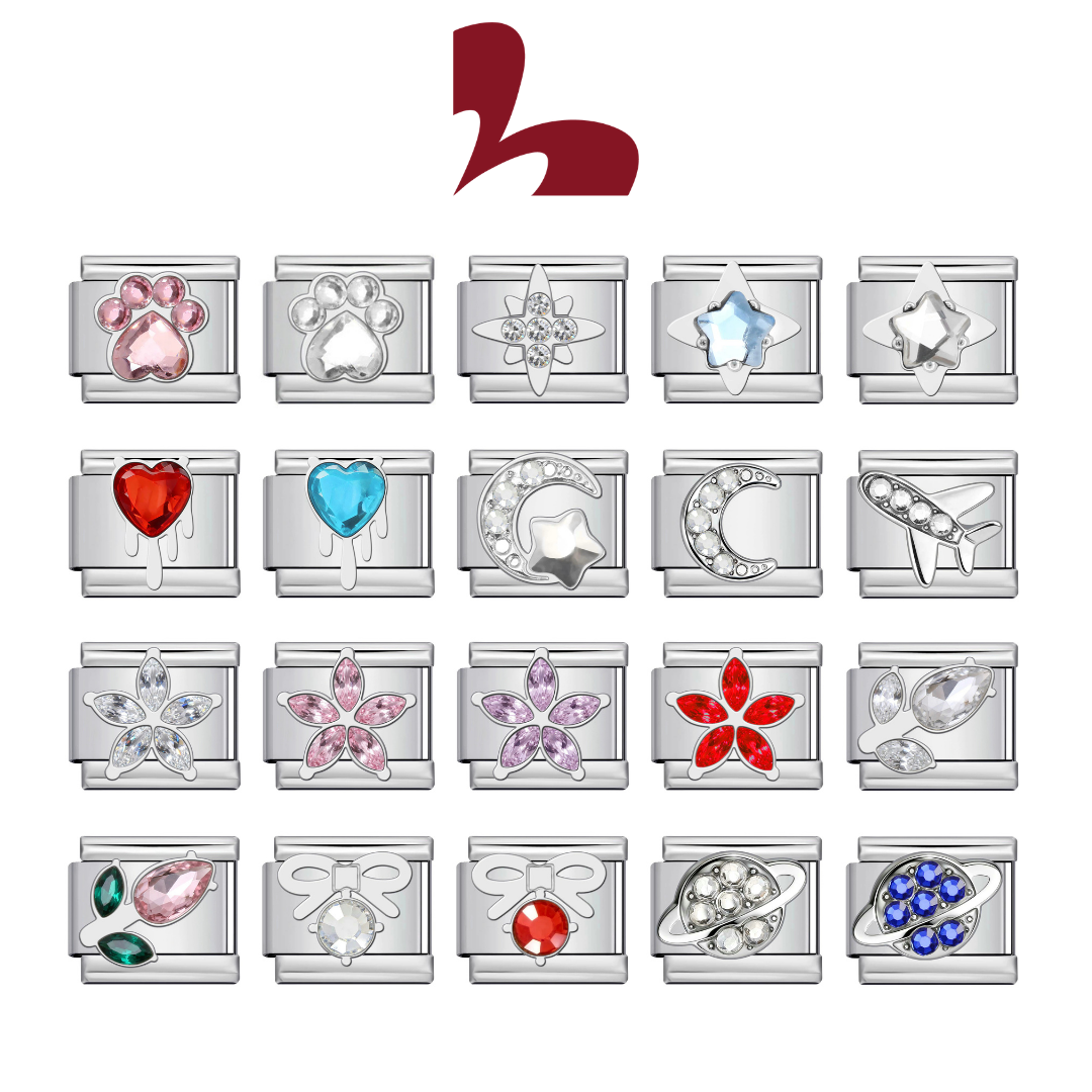 Pack Charm Gems 6