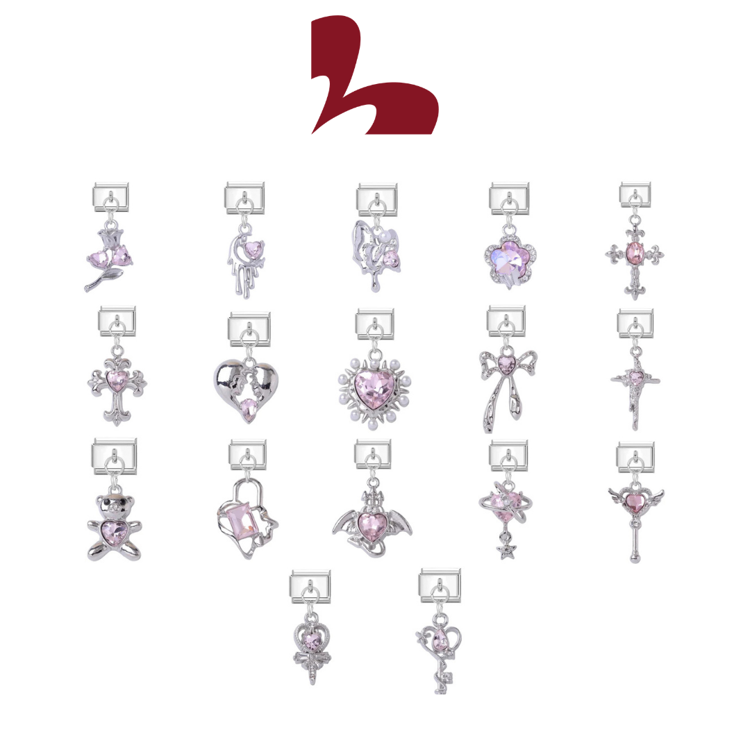 Charm Lủng Lẳng Hồng