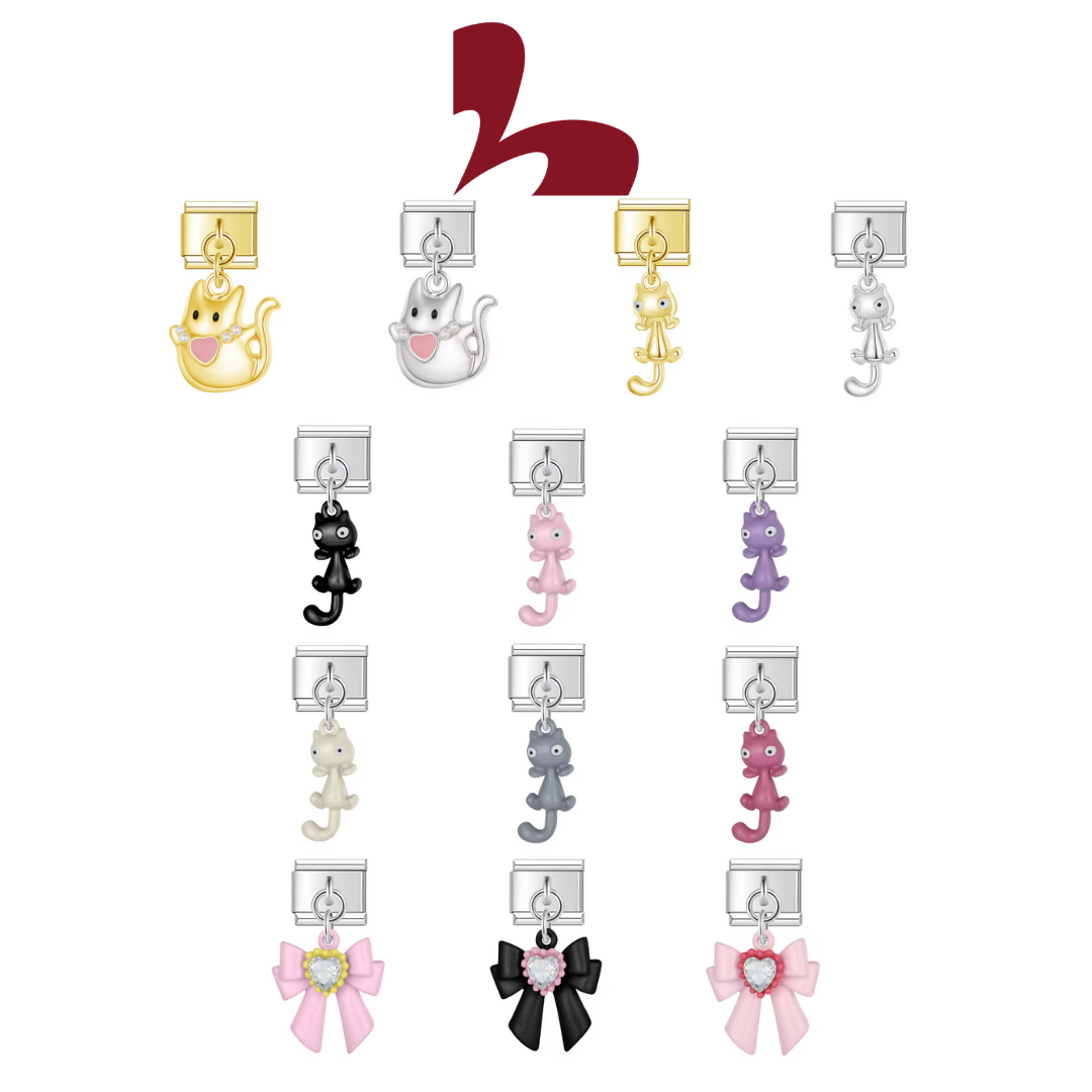 Charm Lủng Lẳng Mèo Pack 2