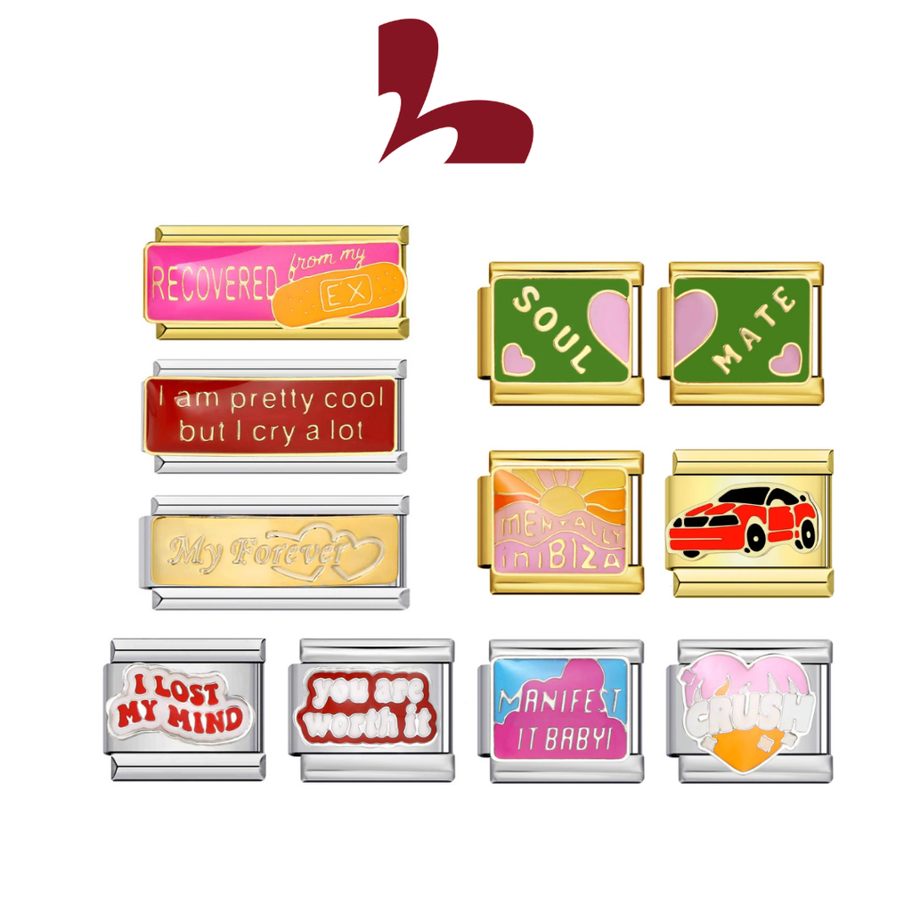 Charm Họa Tiết Pack 8
